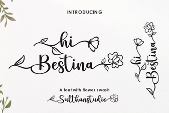Hi Bestina Font: Creative Typography for Modern Designs