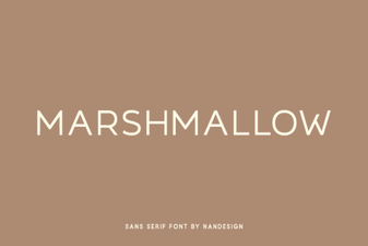 Creative Marshmallow Font for Playful Design Projects