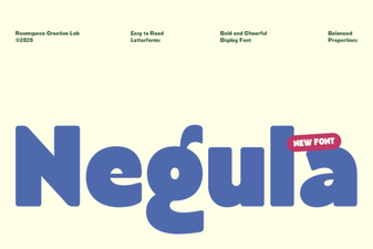 Creative Typography with Negula Font for Modern Design Projects