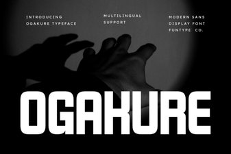 Ogakure Font: Creative Typography for Unique Projects