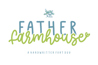 Father Farmhouse Font for Rustic Design Projects