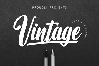 Vintage Font for Creative Design Projects